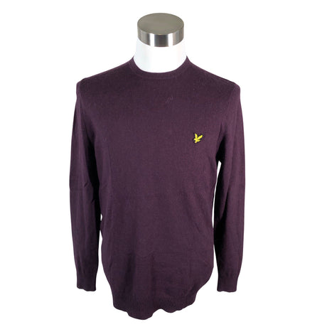 Miesten Lyle&Scott - Neulepaita, koko L - Violetti ()