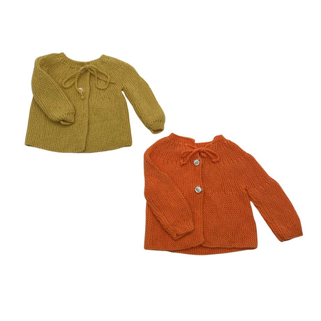 Unisex Handmade - Neuletakki, koko 44 - 50 - Keltainen ()