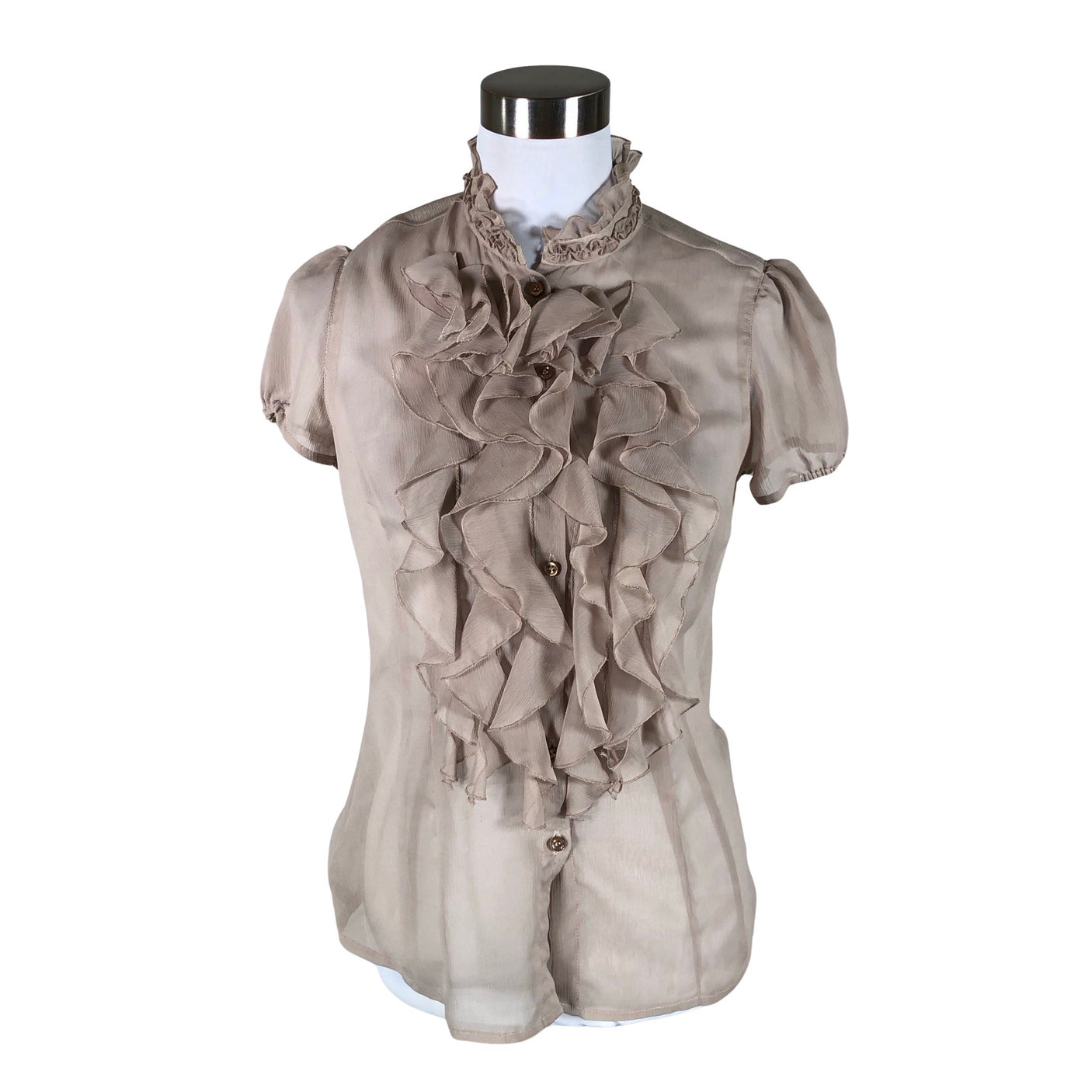 Naisten Andiata - Lyhythihainen pusero, koko 38 - Beige (1)