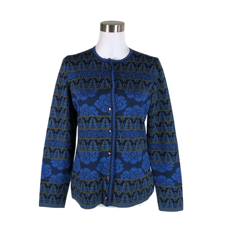 Naisten Oleana - Neuletakki, koko 40 - Sininen ()