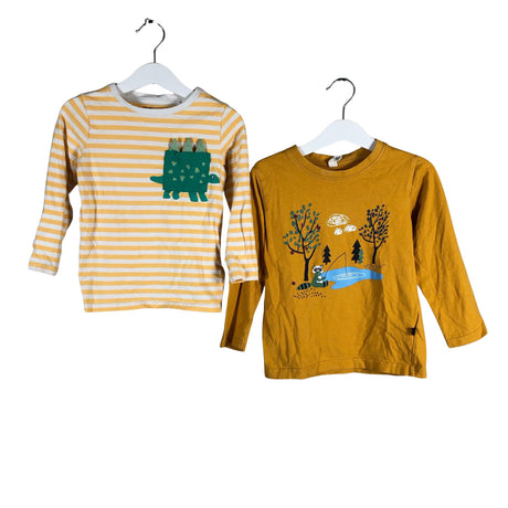Unisex Keiki - Trikoopaita, koko 92 - 98 - Keltainen ()