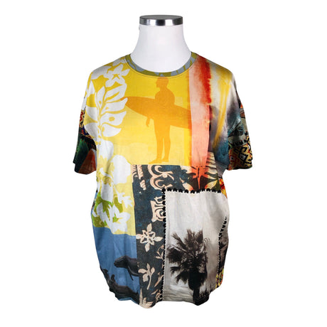 Naisten Desigual - T-paita, koko 42 - Keltainen ()