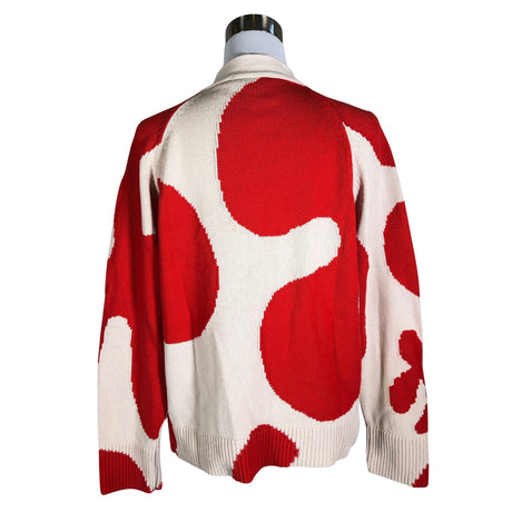 Naisten Marimekko - Neuletakki, koko 38 - Punainen (2)