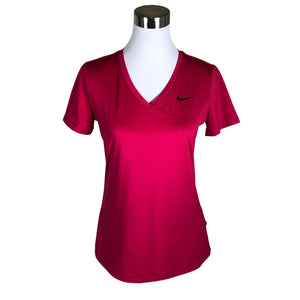 Naisten Nike - Urheilupaita, lyhyet hihat, koko 38 - Pinkki (1)