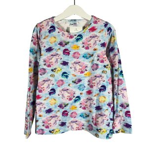 Tyttöjen Pop & Co Helsinki - Trikoopaita, koko 122 - 128 - Vaaleansininen (1)