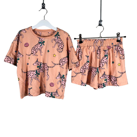 Tyttöjen Next - Shortsiasu, koko 128 - 134 - Vaaleanpunainen ()