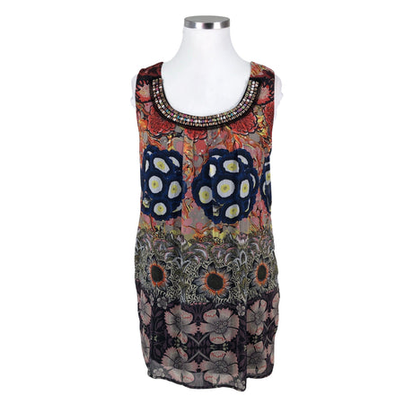 Naisten Desigual - Sifonkimekko, koko 44 - Beige ()