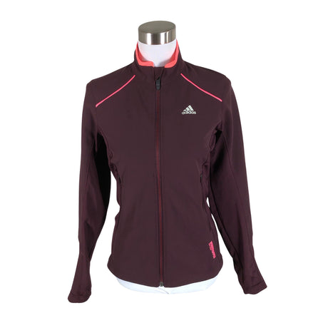 Naisten Adidas - Urheilutakki, koko 34 - Viininpunainen ()