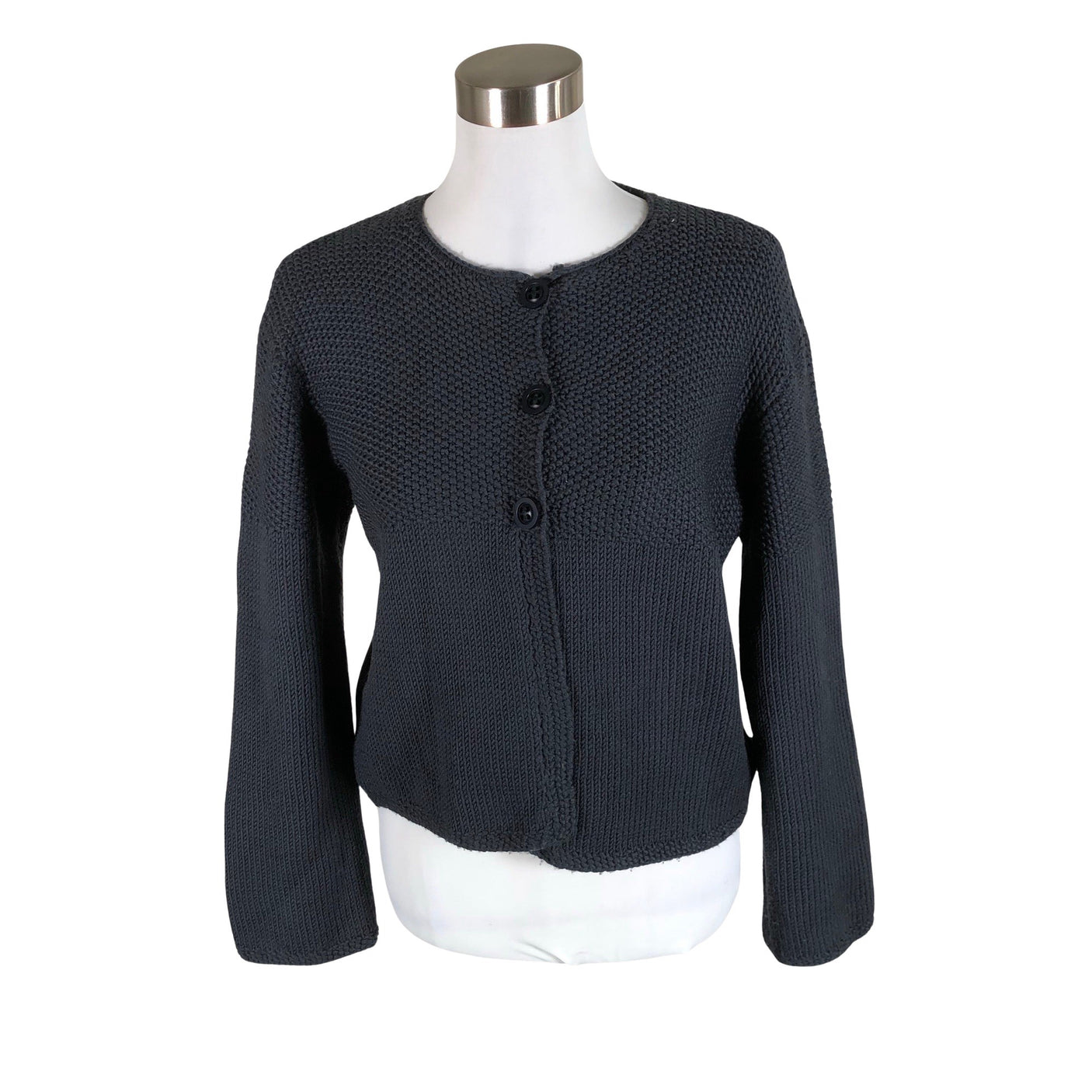 Naisten Handmade - Neuletakki, koko 36 - Sininen (1)
