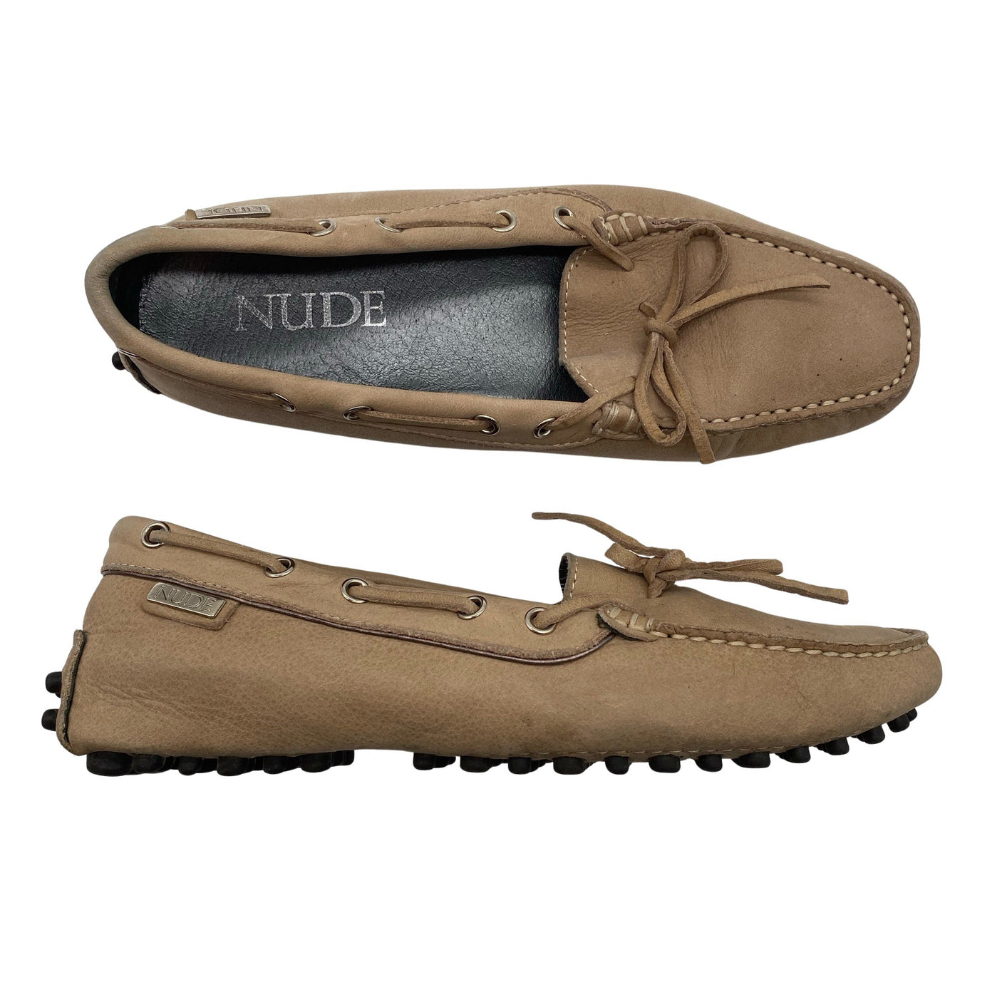Naisten Nude - Loaferit, koko 37 - Beige (1)
