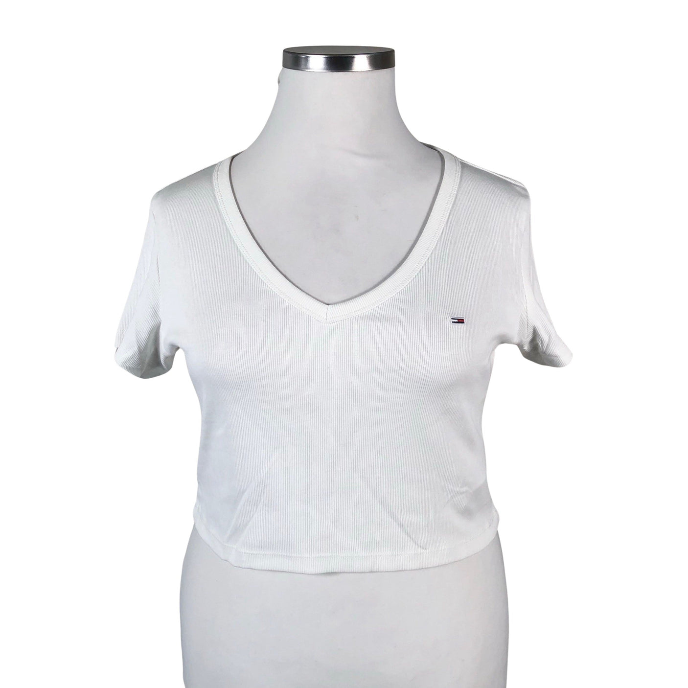 Naisten Tommy Jeans (Tommy Hilfiger) - T-paita, koko 42 - Valkoinen (1)