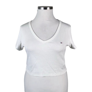 Naisten Tommy Jeans (Tommy Hilfiger) - T-paita, koko 42 - Valkoinen (1)