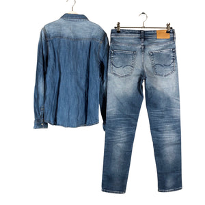 Poikien Jack & Jones - Farkut, koko 146 - 152 - Sininen (2)