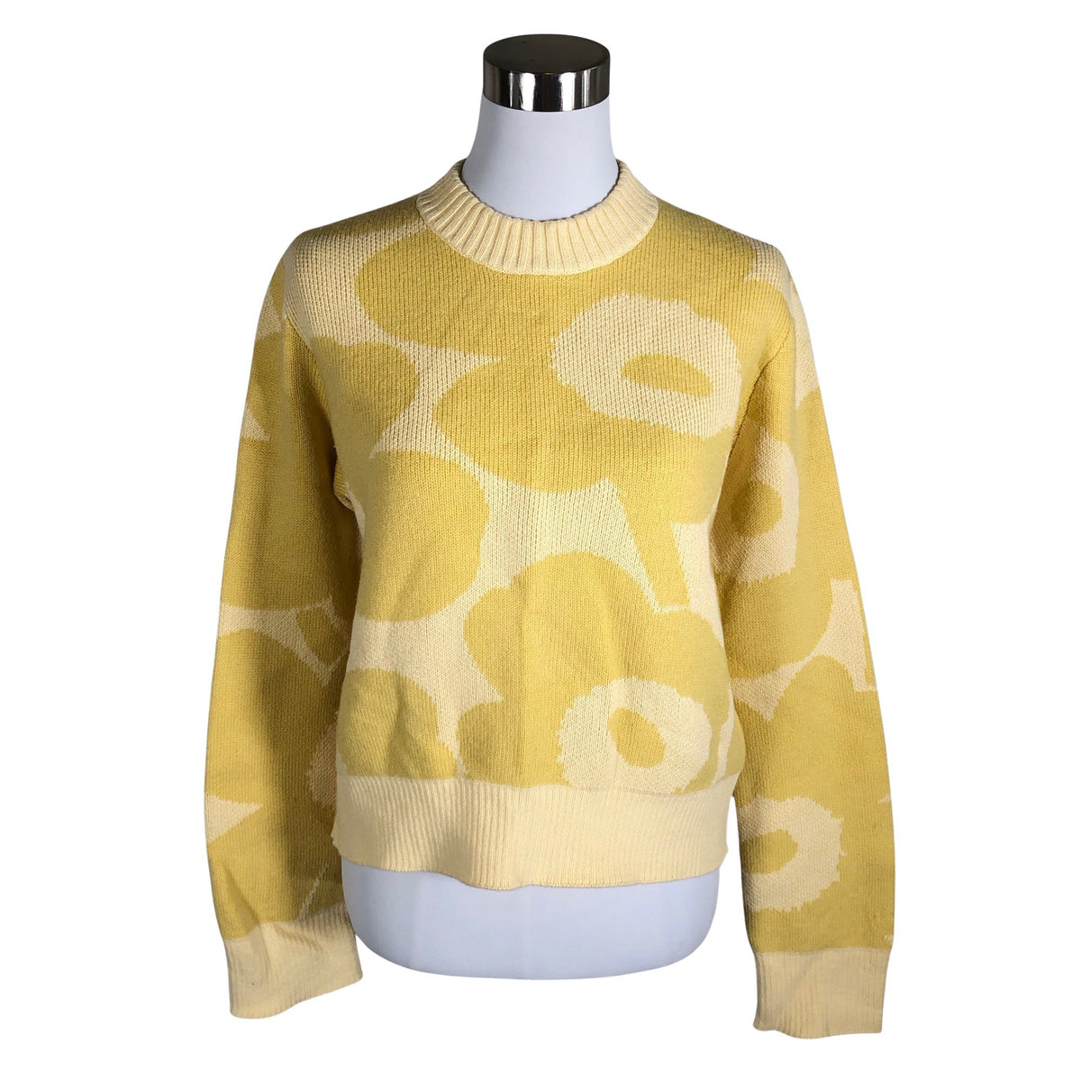 Naisten Marimekko - Neulepaita, koko 36 - Keltainen (1)