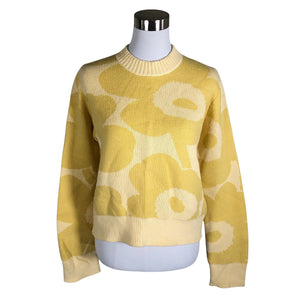 Naisten Marimekko - Neulepaita, koko 36 - Keltainen (1)