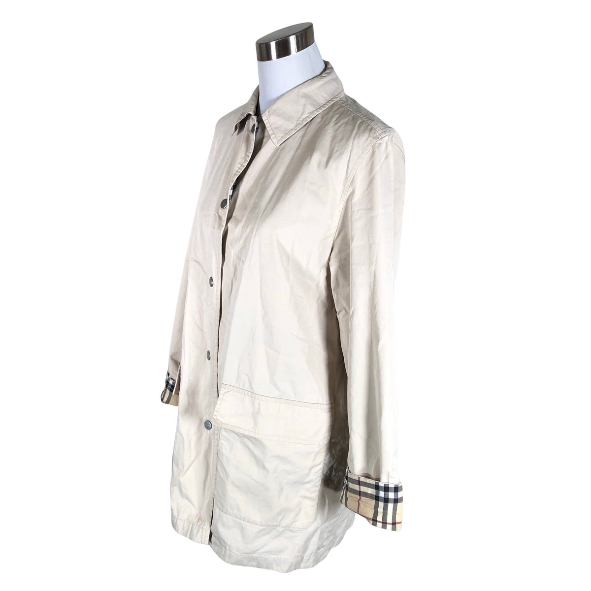 Naisten Burberry - Ulkoilutakki, koko 40 - Beige (3)