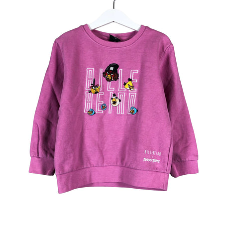 Tyttöjen Billebeino - Collegepaita, koko 110 - 116 - Pinkki ()