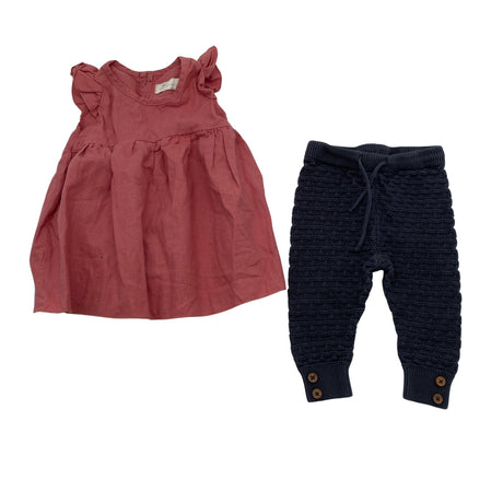 Tyttöjen Mignelin - Kangasmekko, koko 62 - 68 - Vaaleanpunainen ()