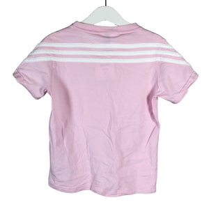 Tyttöjen Adidas - T-paita, koko 122 - 128 - Vaaleanpunainen (2)