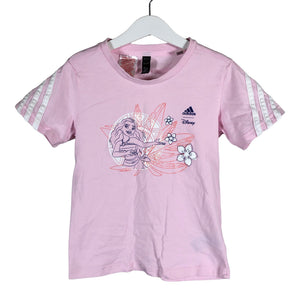 Tyttöjen Adidas - T-paita, koko 122 - 128 - Vaaleanpunainen (1)