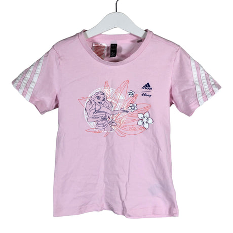 Tyttöjen Adidas - T-paita, koko 122 - 128 - Vaaleanpunainen ()