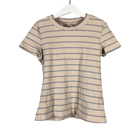 Tyttöjen Lindex - T-paita, koko 146 - 152 - Beige ()