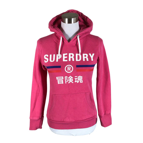 Naisten Superdry - Huppari, koko 36 - Pinkki ()