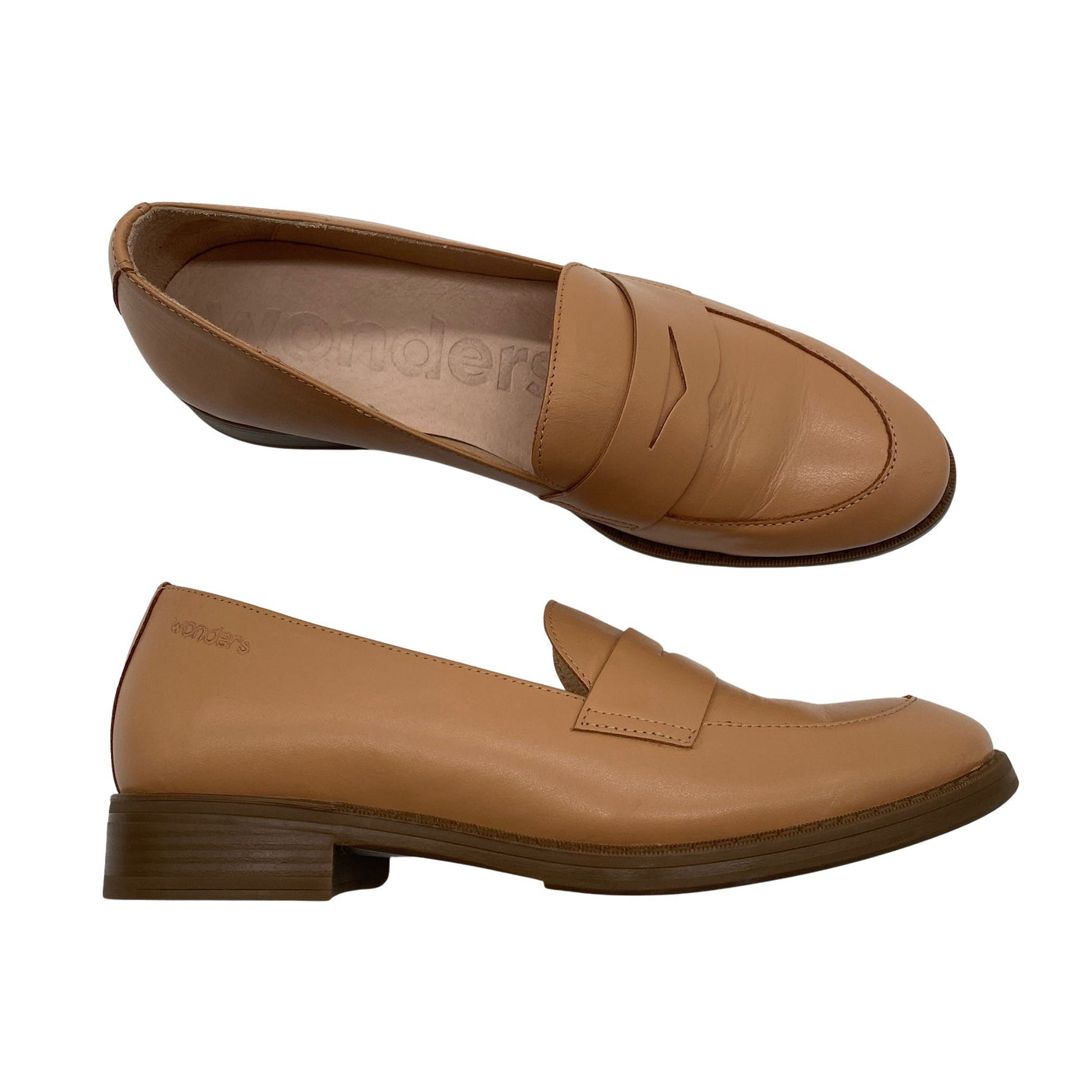 Naisten Wonders - Loaferit, koko 37 - Beige (1)