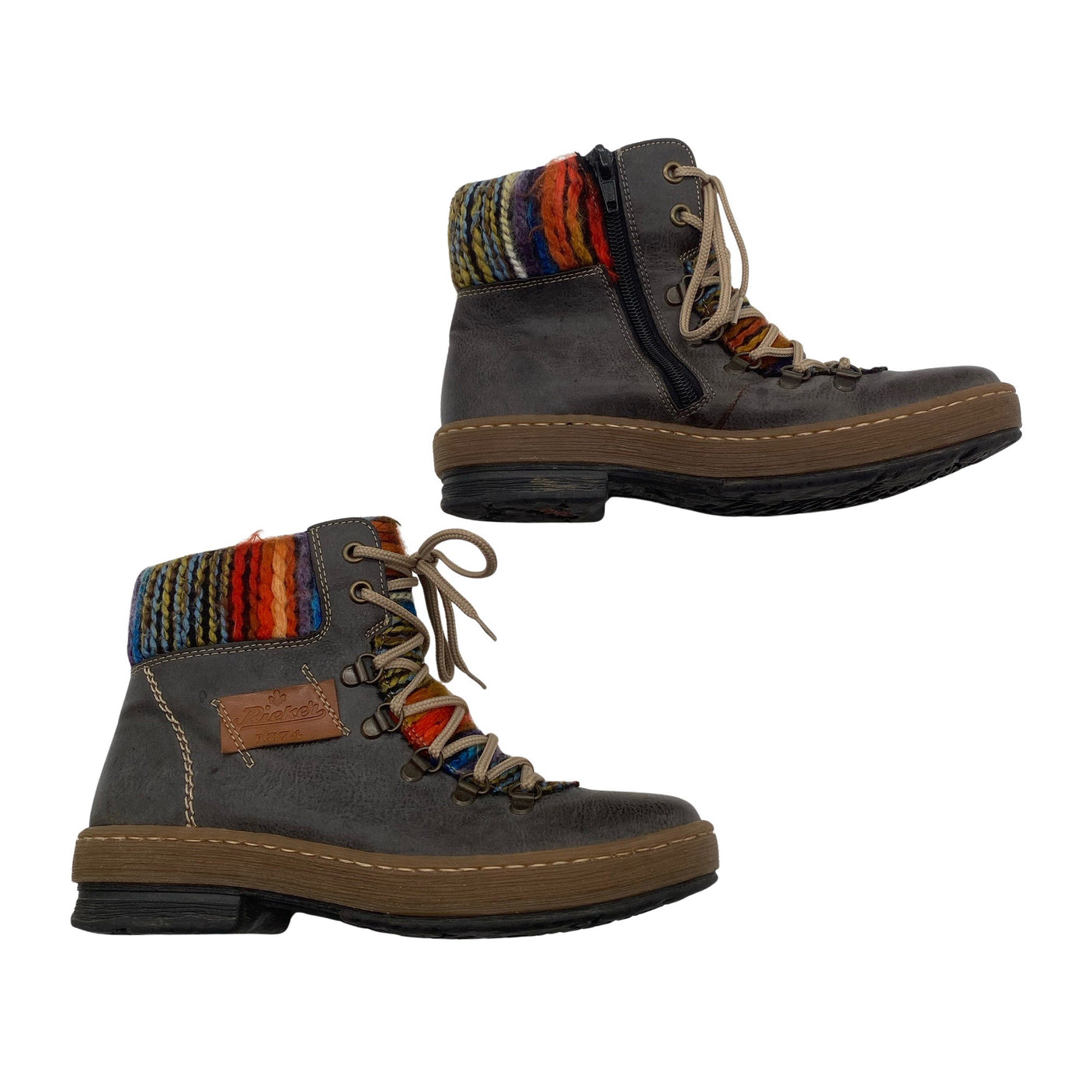 Naisten Rieker - Talvikengät, koko 36 - Ruskea (1)