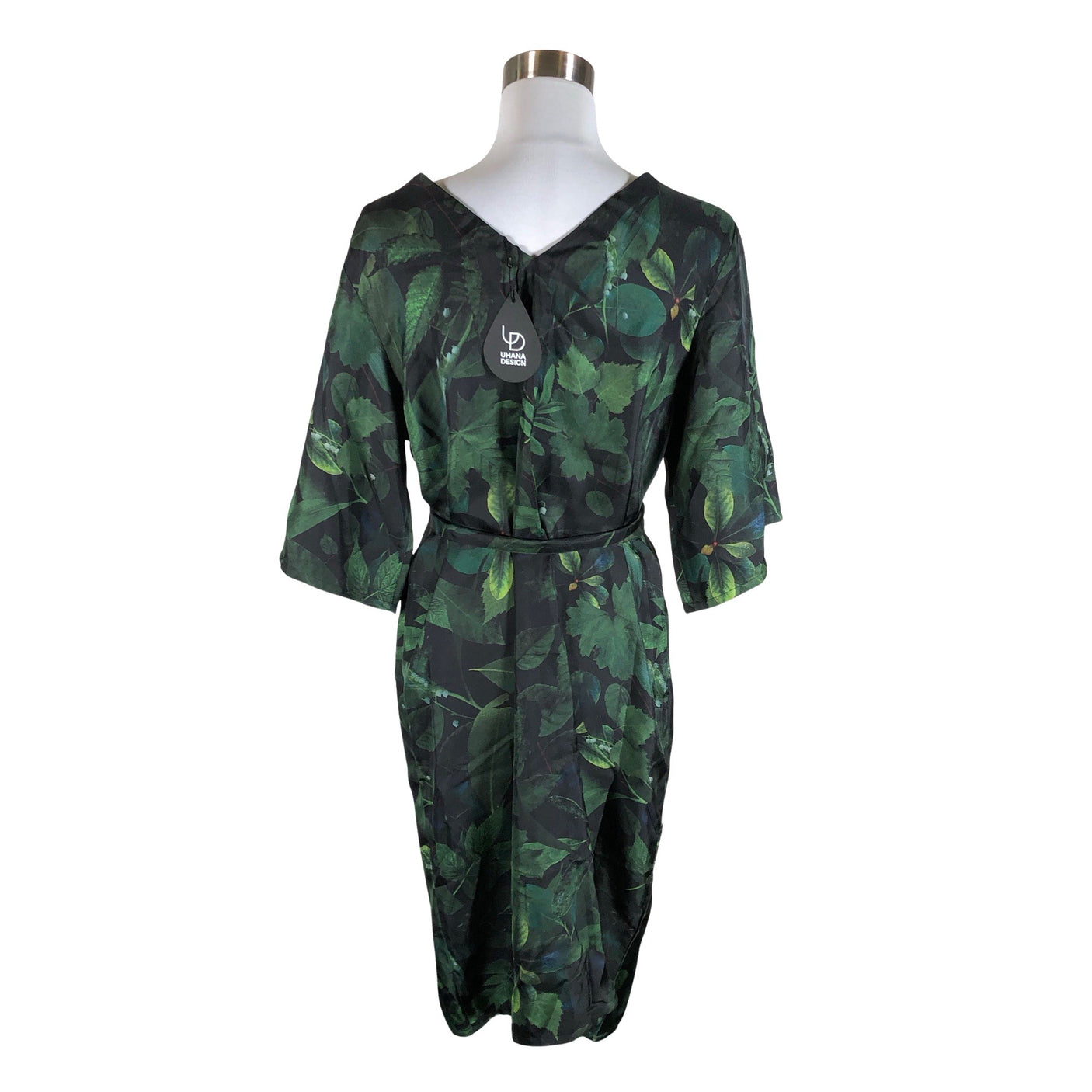 Naisten Uhana Design - Sifonkimekko, koko 40 - Musta (2)
