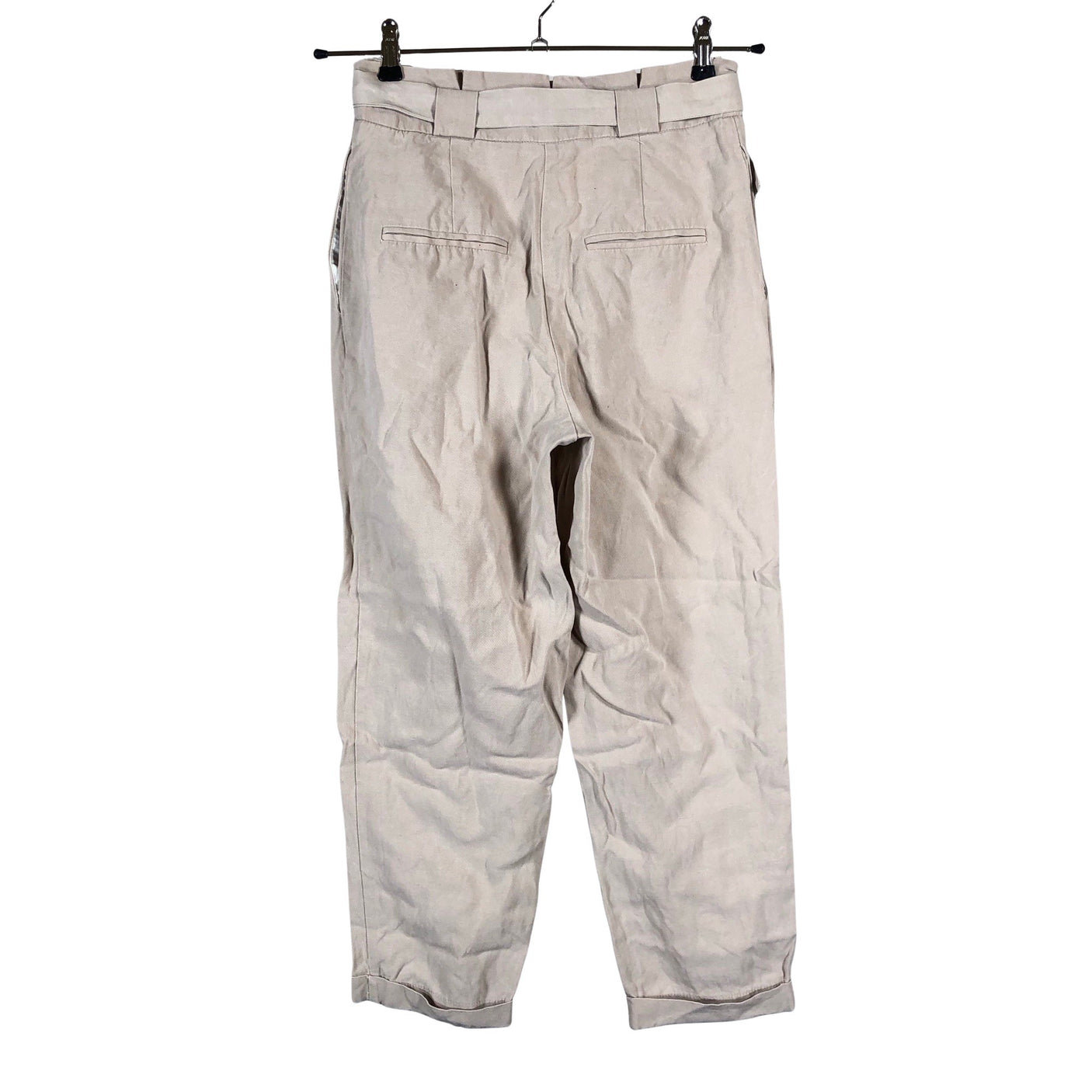 Naisten Topshop - Kangashousut, koko 36 - Beige (2)
