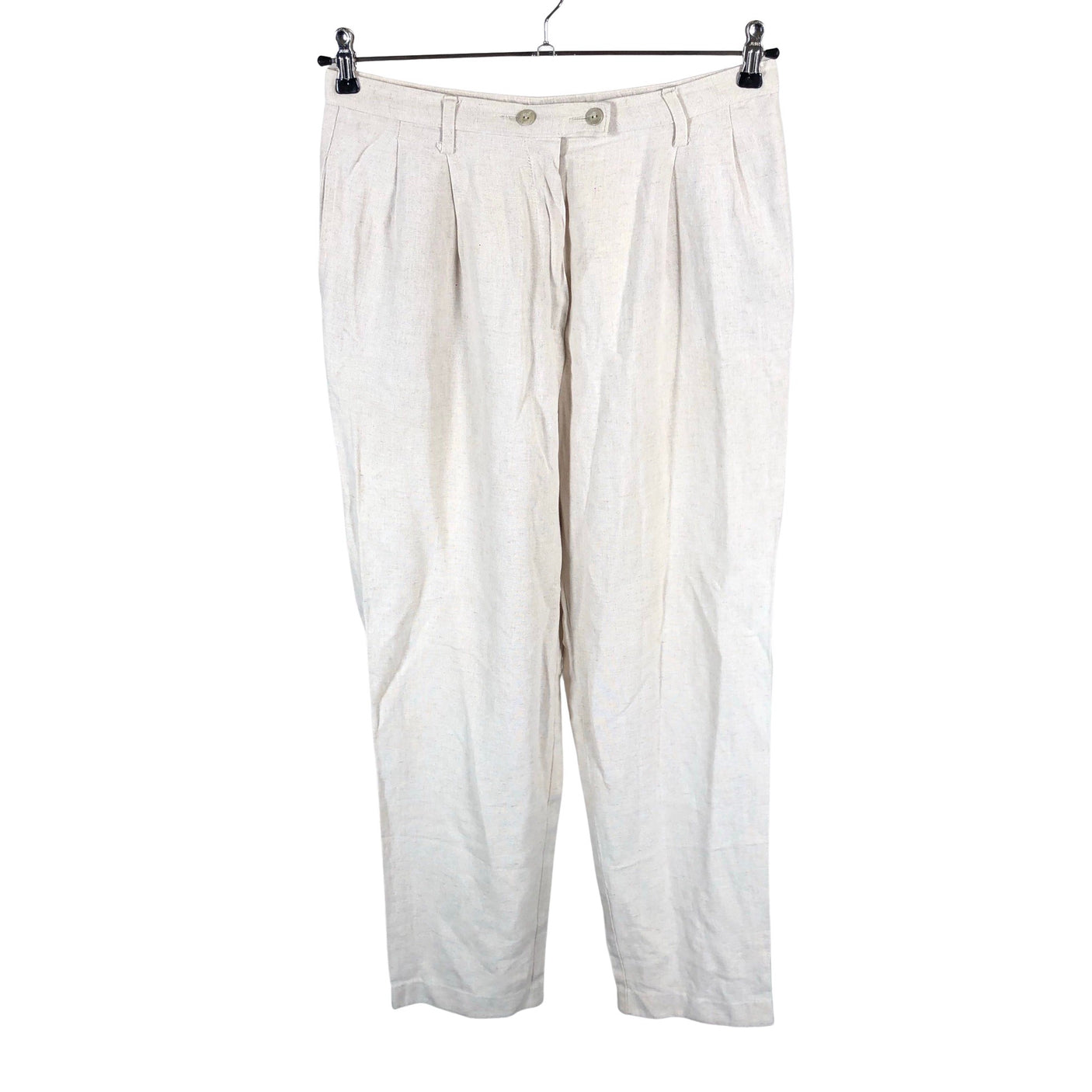 Naisten Marks&Spencer - Kangashousut, koko 42 - Beige (1)