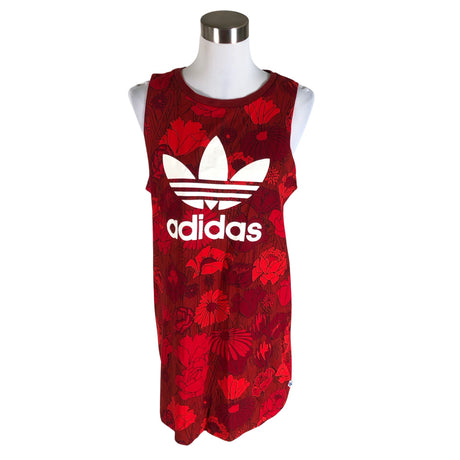 Naisten Adidas - Trikoomekko, koko 36 - Punainen ()
