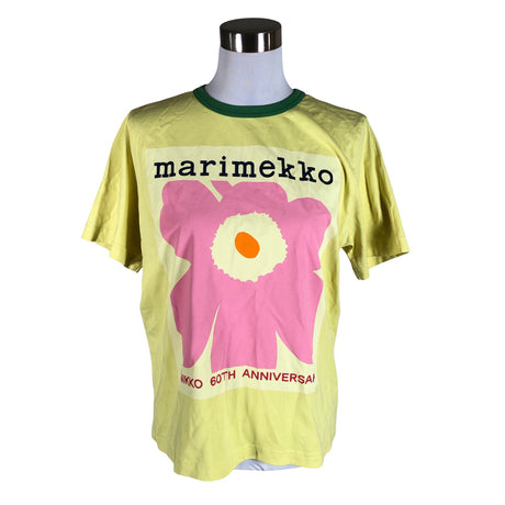 Naisten Marimekko - T-paita, koko 38 - Keltainen ()