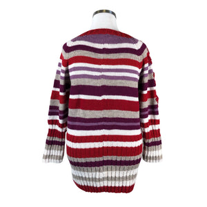 Naisten Handmade - Neuletunika, koko 42 - Punainen (2)
