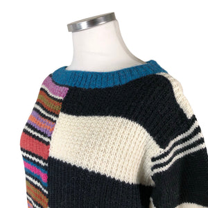 Naisten Handmade - Neulepaita, koko 42 - Musta (3)