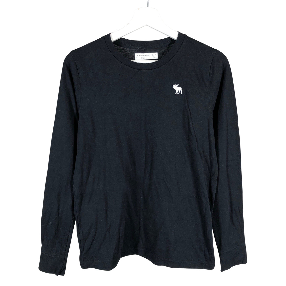 Unisex Abercrombie&Fitch - Trikoopaita, koko 158 - 164 - Musta (1)