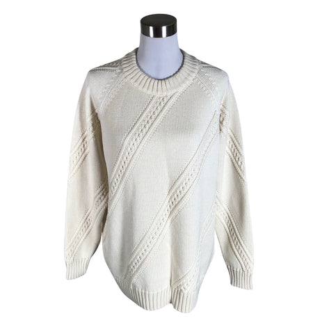 Naisten R-collection - Neulepaita, koko 38 - Luonnonvalkoinen ()