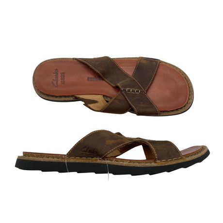 Miesten Clarks - Sandaalit, koko 43 - Ruskea ()