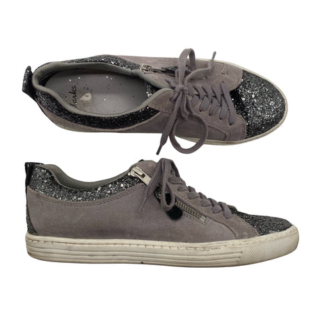 Naisten Clarks - Tennarit, koko 39 - Harmaa ()