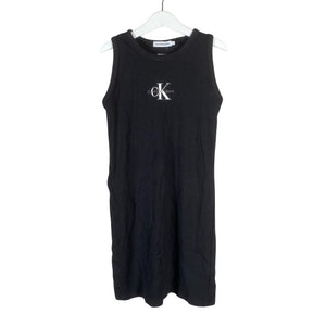 Tyttöjen Calvin Klein Jeans - Trikoomekko, koko 146 - 152 - Musta (1)