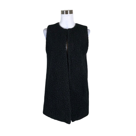 Naisten R-collection - Tekoturkisliivi, koko 36 - Musta ()