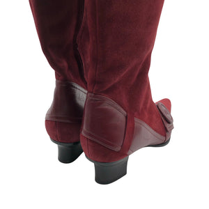 Naisten Baldinini - Saappaat, koko 40 - Viininpunainen (3)