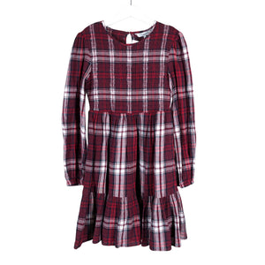 Tyttöjen Tommy Hilfiger - Sifonkimekko, koko 146 - 152 - Viininpunainen (1)