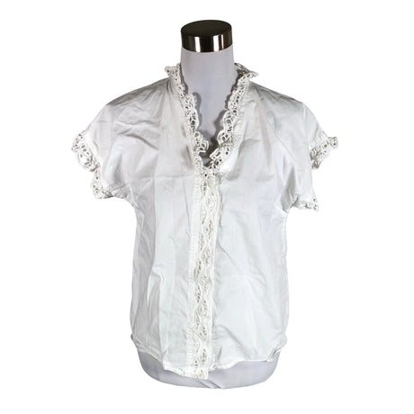 Naisten Karen by Simonsen - Lyhythihainen pusero, koko 36 - Valkoinen ()