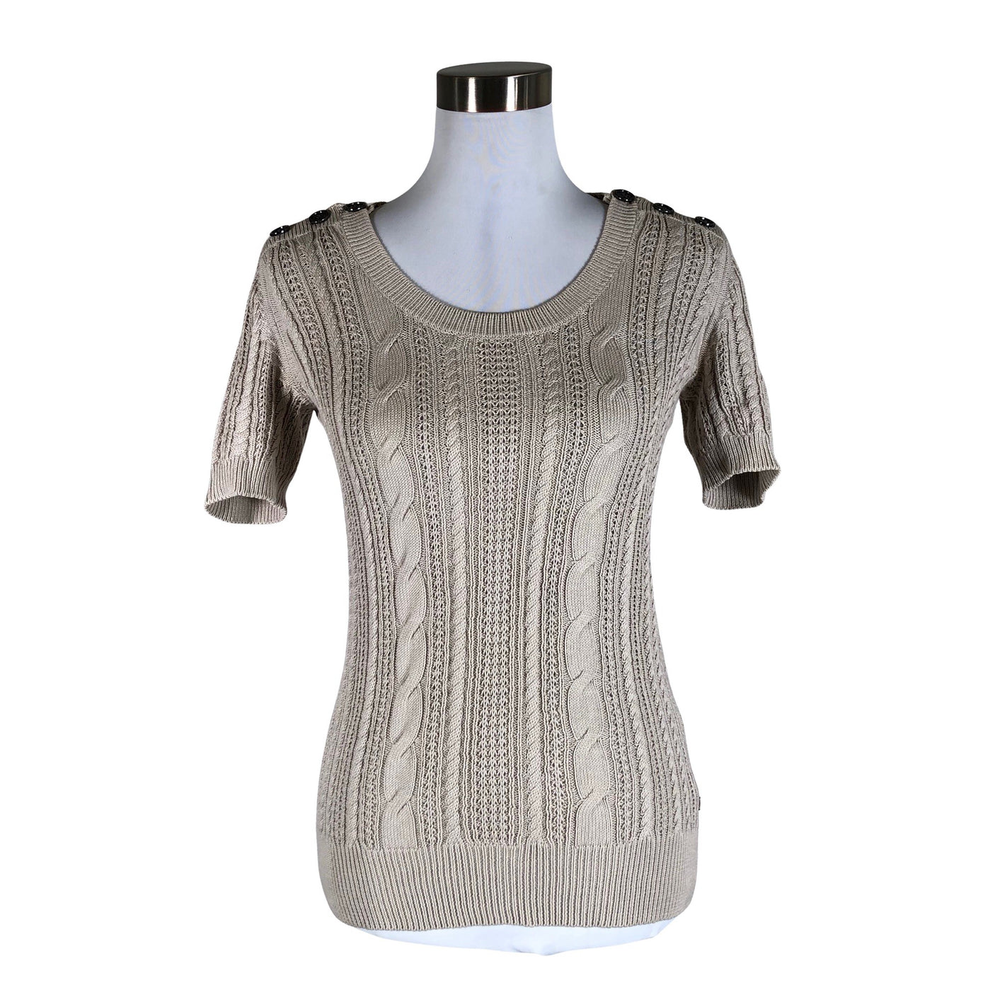 Naisten Burberry Brit - Neulepaita, koko 36 - Beige (1)