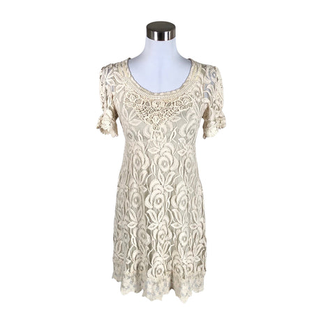 Naisten Cream - Juhlamekko, koko 34 - Beige ()