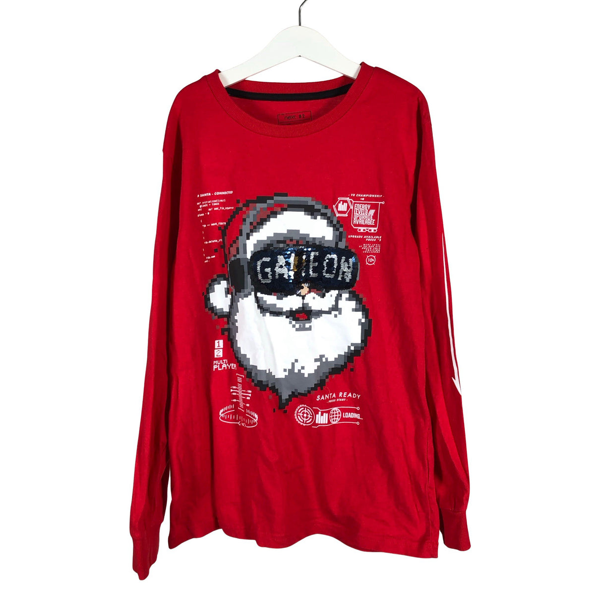 Unisex Next - Trikoopaita, koko 140 - 146 - Punainen (1)