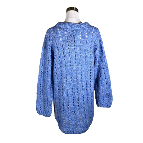 Naisten Handmade - Neulemekko, koko 40 - Vaaleansininen (2)