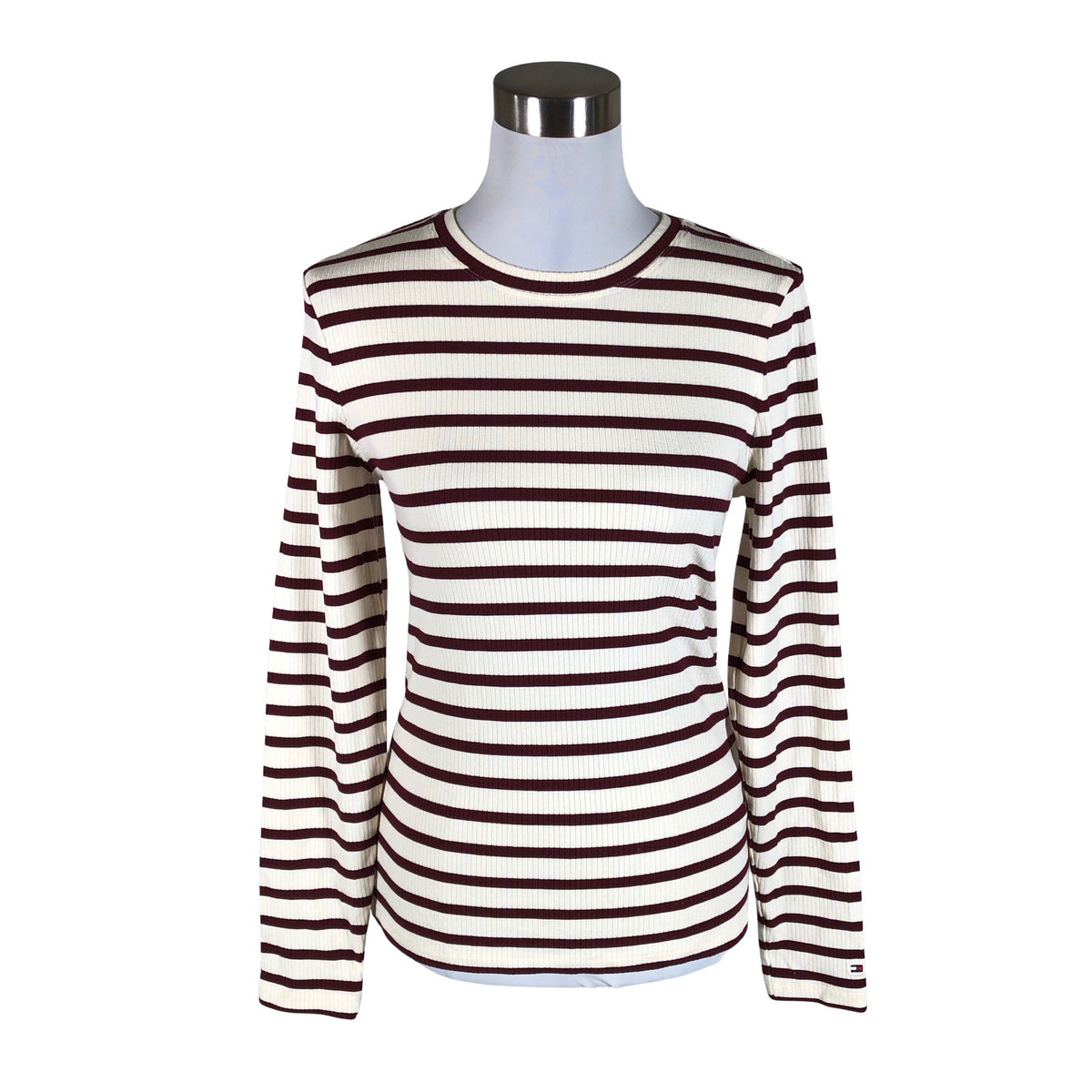 Naisten Tommy Hilfiger - Trikoopaita, koko 38 - Luonnonvalkoinen (1)